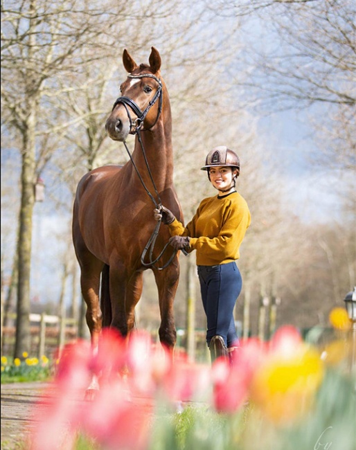 Beatrice Arturi with Gestut Sprehe's Toto Gold :: Photo © Nadine Harms