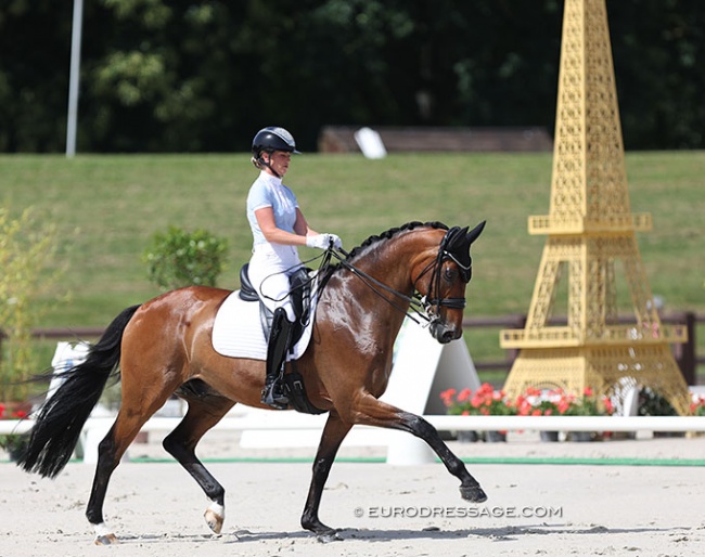 Morgan Barbancon and Bolero at the 2022 CDI Jardy :: Photo © Astrid Appels