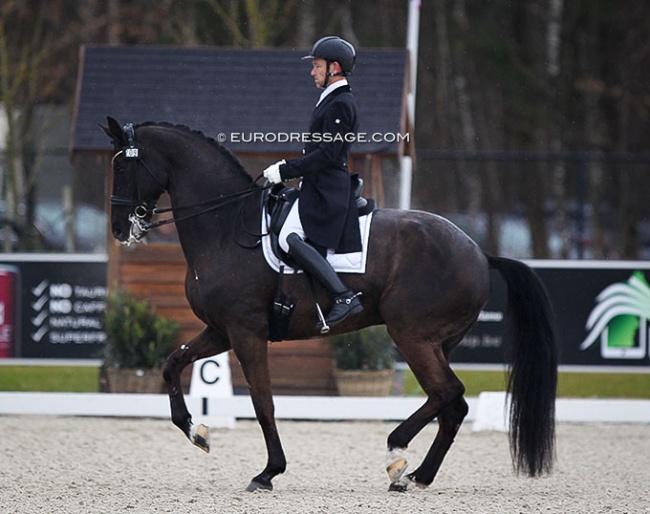 Warwick McLean and Hendrix at the 2022 CDI Opglabbeek :: Photo © Astrid Appels