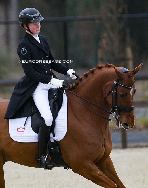 Valentin Munkedal on Serveris Jody and the 2022 CDI Opglabbeek :: Photo © Astrid Appels