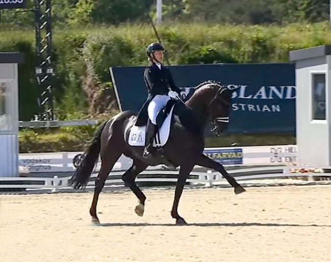 Anna Zibrandtsen and Detroit at the 2022 Danish Dressage Championships