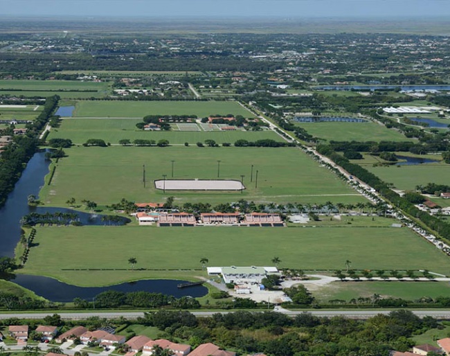 The plot of land of the International Polo Club in Wellington, Florida