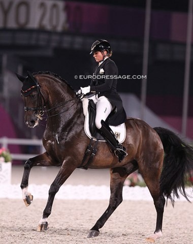Schneider and Showtime at the 2021 Olympics in Tokyo :: Photo (c) Astrid Appels