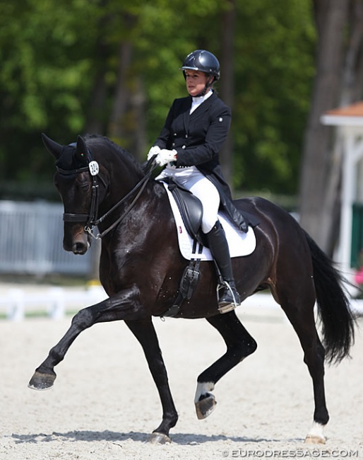 Heike Holstein and Sambuca at the 2019 CDIO Compiegne :: Photo © Astrid Appels