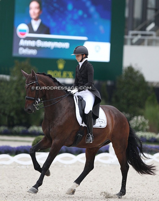 Anna Guseynova and Delano at the 2021 CDIO Aachen :: Photo © Astrid Appels