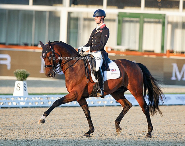 Lewis Carrier and Diego at the 2021 European Under 25 Championships :: Photo © Astrid Appels