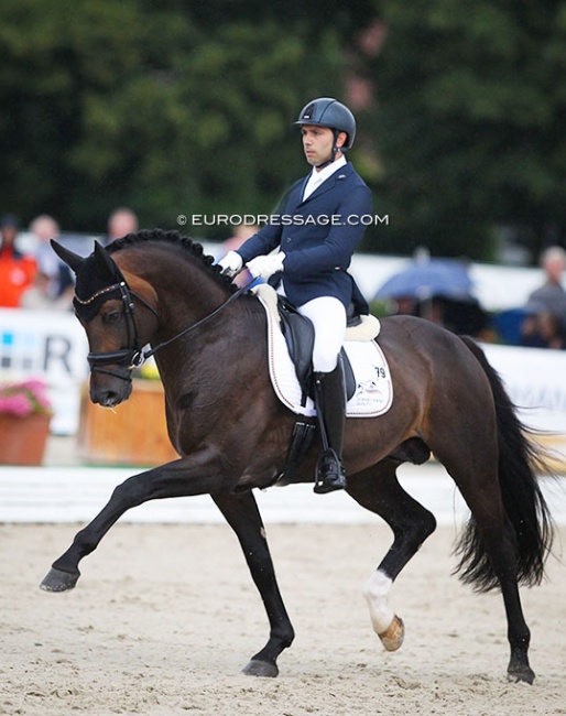 Manuel Dominguez on Escamillo at the 2021 World YH Championships :: Photo © Astrid Appels
