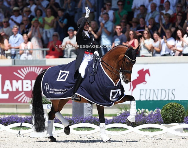 Cathrine Dufour and Vamos Amigos at the 2022 CDIO Aachen :: Photo © Astrid Appels