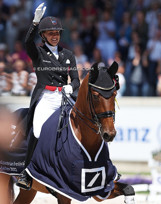 Cathrine Dufour and Vamos Amigos at the 2022 CDIO Aachen :: Photo © Astrid Appels