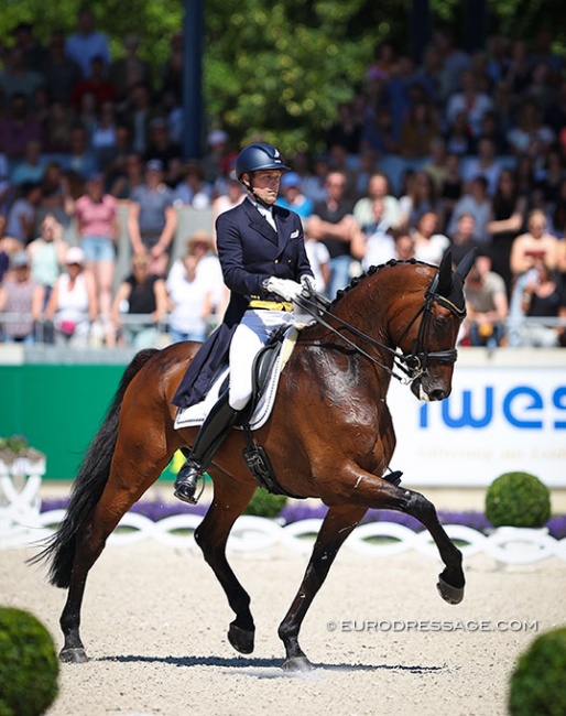 Henri Ruoste and Kontestro DB at the 2022 CDIO Aachen :: Photo © Astrid Appels