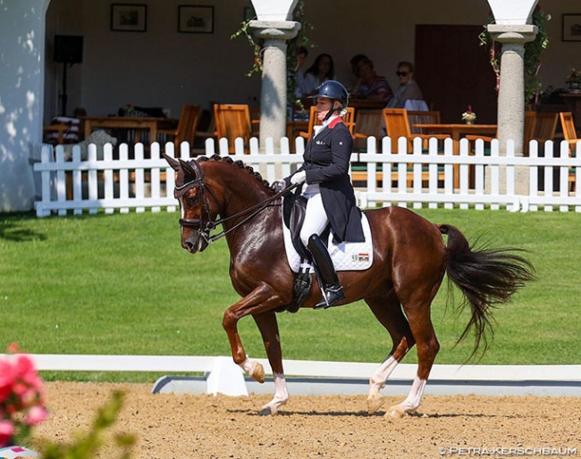 Karen Pavicic and Totem at the 2022 CDI Achleiten in Austria :: Photo © Petra Kerschbaum