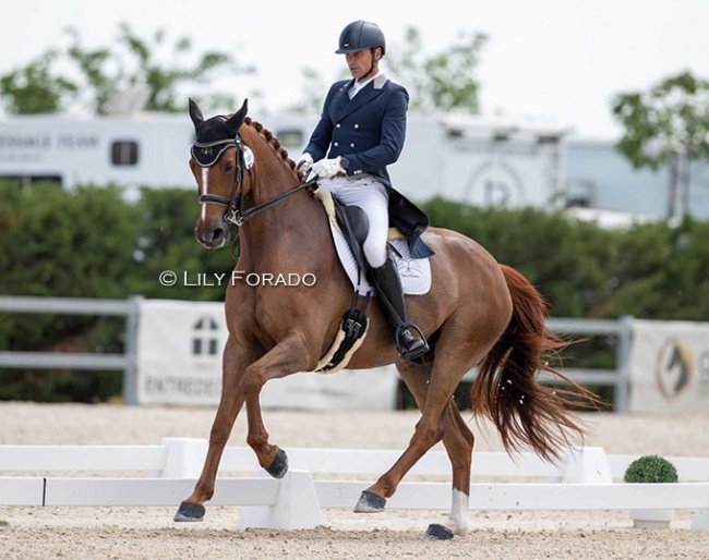 José Alejandro Alcaide Roda and Laurin at the 2022 CDI Camarma de Esteruales :: Photo © Lily Forado