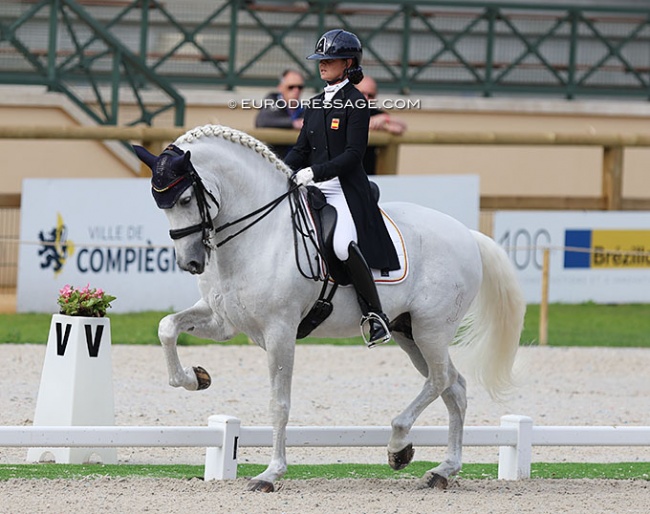 Teia Hernandez Vila and Romero De Trujillo at the 2022 CDIO Compiegne :: Photo © Astrid Appels