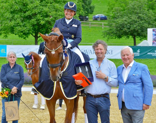 Bianca Kasselmann and Dom Perignon at the 2022 CDI Fritzens :: Photo © Max Schreiner