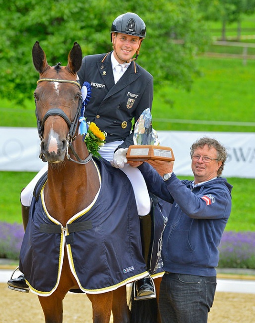 Frederic Wandres wins the Manfred & Hilde Swarovski Challenge Trophy at the 2022 CDI Fritzens :: Photo © Max Schreiner