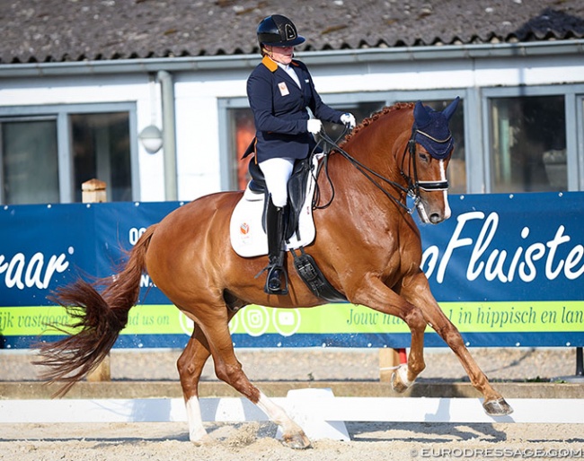 Sanne Voets and Demantur at the 2022 CPEDI Grote Brogel :: Photo © Astrid Appels