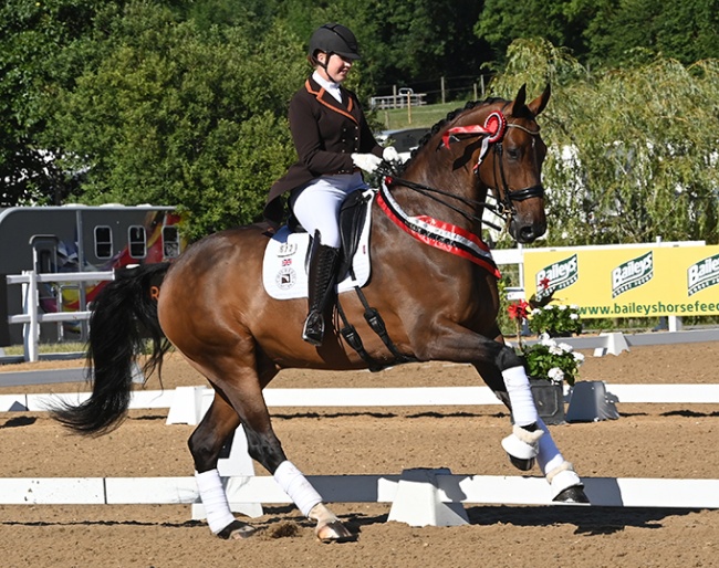 Becky Moody and Jagerbomb at the 2022 CDI Hartpury :: Photo © Kevin Sparrow