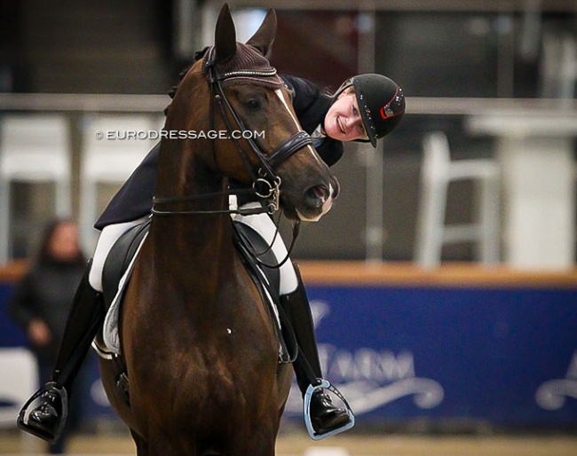 Sara Aagaard Hyrm and Atterupgaards Cooper at the 2022 CDI Opglabbeek :: Photo © Astrid Appels