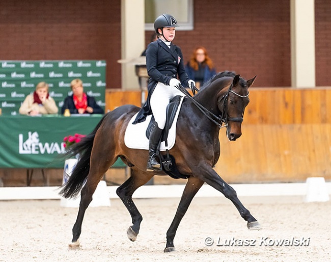 Aleksandra Błachno and Travenort”s Diabolo at the 2022 CDI Zakrzow :: Photo © Lukasz Kowalski