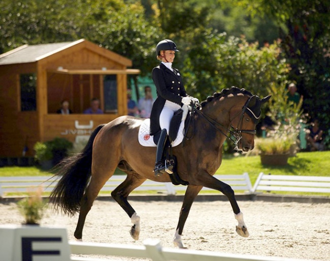 Olympic champion Jessica von Bredow-Werndl competed at the CDI Jiva Hill Stables last year :: Photo © Jiva Hill Stables / Rui Pedro Godinho