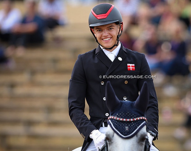 Alexander Yde Helgstrand at the 2022 European Young Riders Championships :: Photo © Astrid Appels