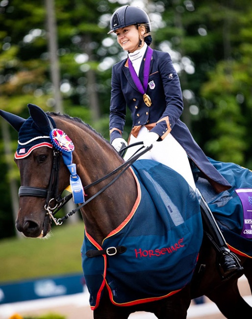 Erin Nichols and Handsome Rob AR at the 2022 North American Young Riders Championships :: Photo © KTB Creative Group