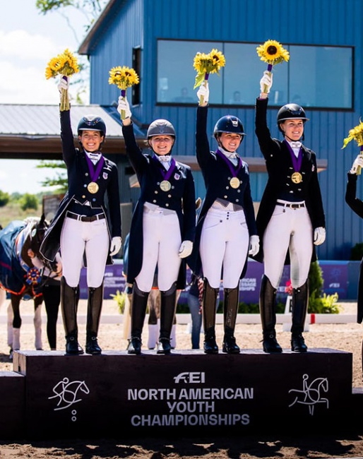 Region 3/9 Grabs the Team Gold at the 2022 North American Young Riders Championships :: Photo © USF