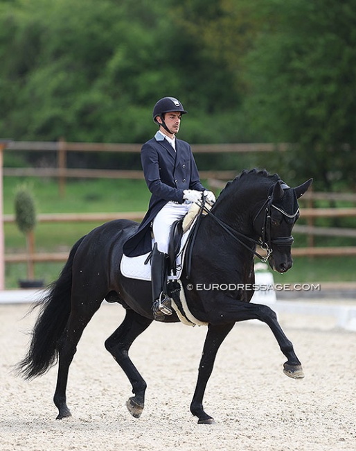 Joao Pedro Moreira on Furst Kennedy at the 2022 CDI Troisdorf :: Photo © Astrid Appels