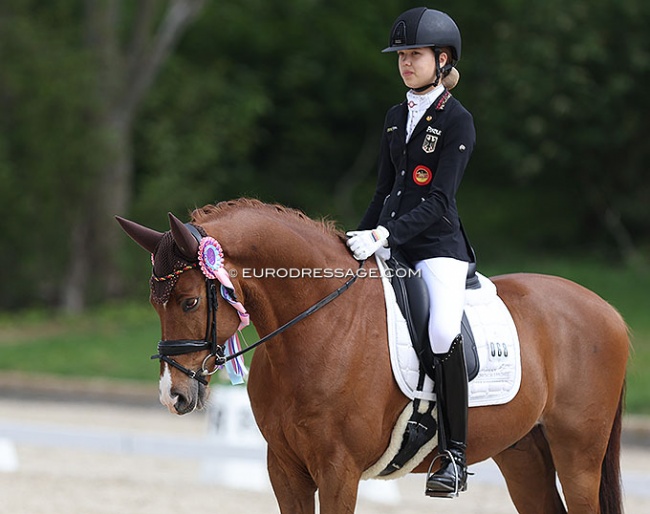 Martha Raupach on Jack Sparrow at the 2022 CDI Troisdorf :: Photo © Astrid Appels