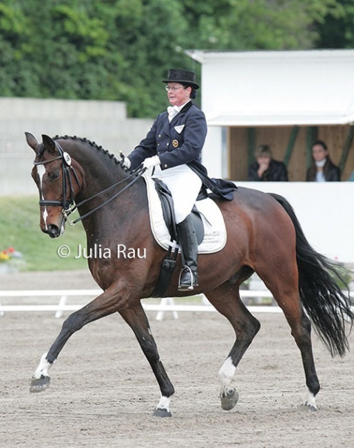 Gabriele Steffan and Sympathico at the 2004 CDN Mannheim :: Photo © Julia Rau