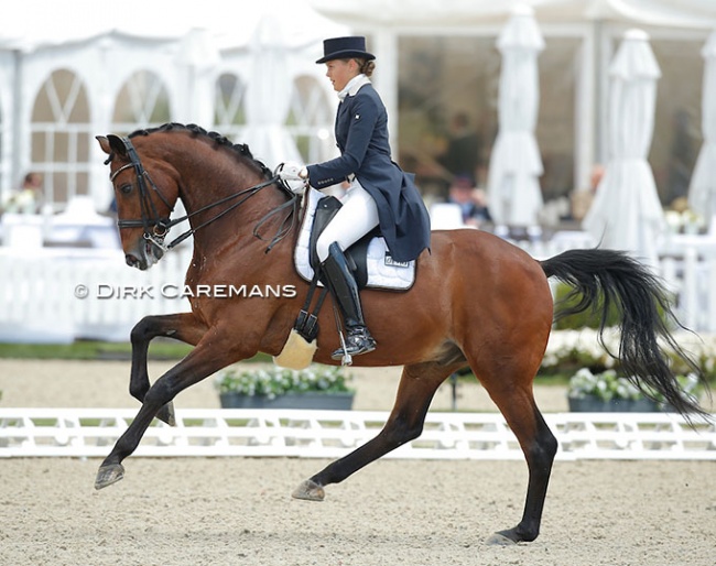 Polina Afanasieva on Laetare at the 2015 CDIO Hagen :: Photo © Dirk Caremans