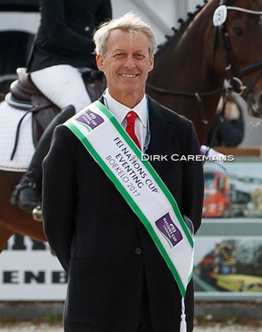 Graeme Thom as New Zealand chef d'equipe at the CCIO Boekelo :: Photo © Dirk Caremans