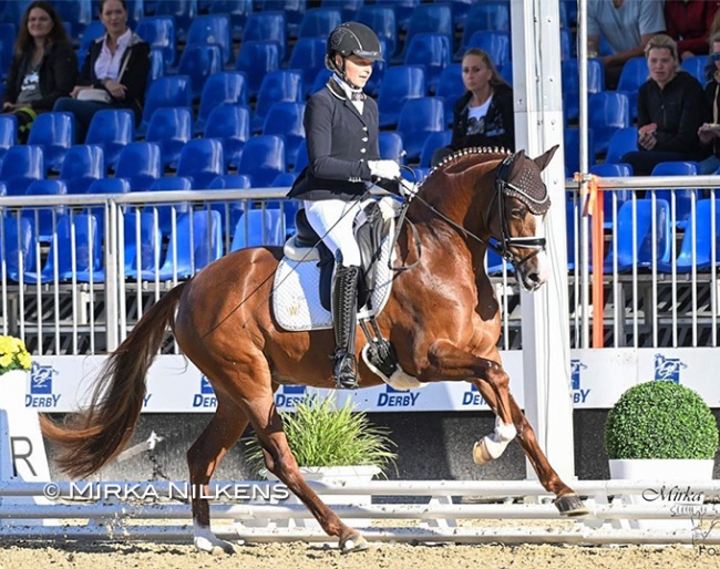 Danica Duen and Cascada Rose at the 2022 Bundeschampionate :: Photo © Mirka Nilkens
