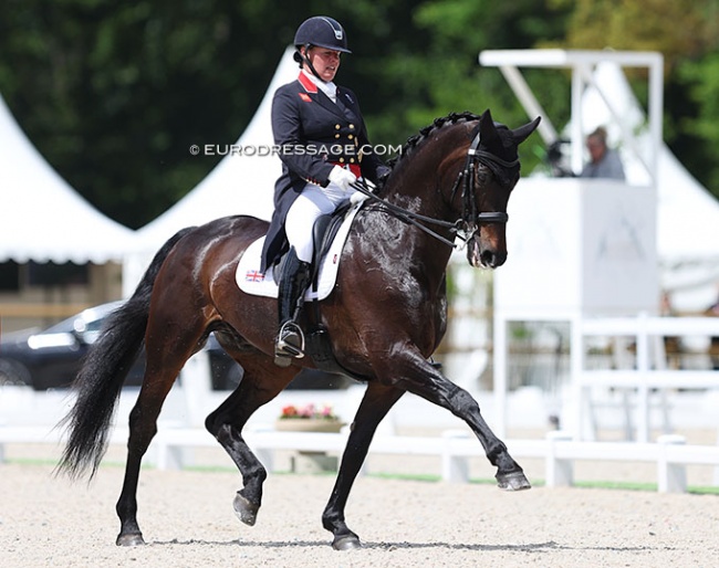 Fiona Bigwood and Hawtins Delicato at the 2022 CDIO Compiegne :: Photo © Astrid Appels