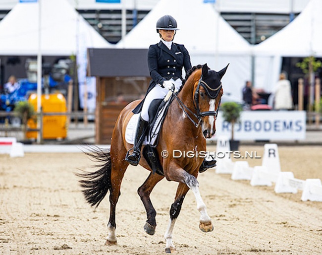 Anne Meulendijks and Issey at the 2022 CDI Geesteren :: Photo © Digishots