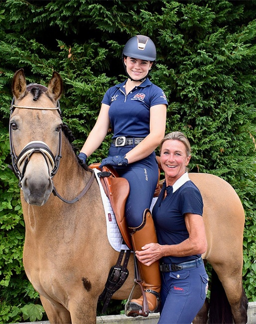 Hermione and Niki Tottman of Olivers Equestrian alongside FEI Pony sourced from The Netherlands, now based at Olivers Equestrian