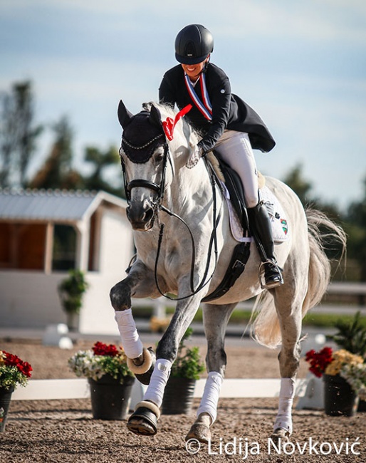 Mija Brnić and Darling are the 2022 Croatian Senior Dressage Champions :: Photos © Lidija Novković