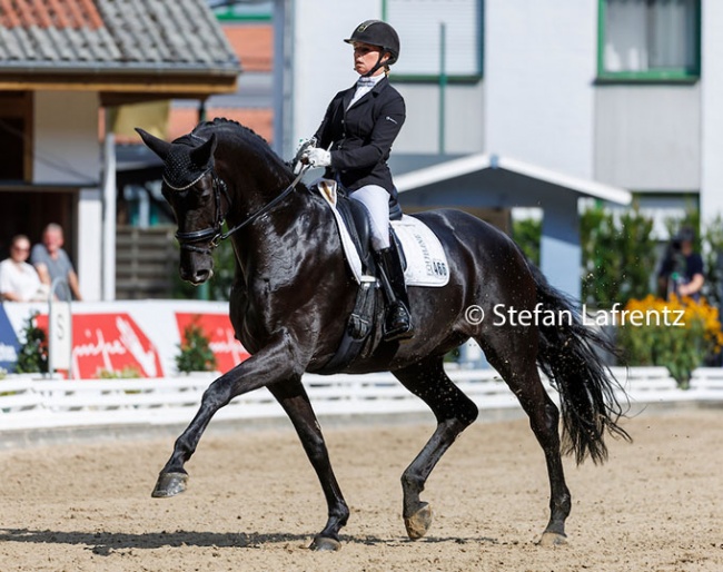 Annika Korte and Fallete OLD at the 2022 Bundeschampionate :: Photo © Stefan Lafrentz