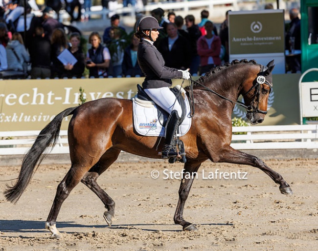 Veronika Steinhof and First Date OLD at the 2022 Bundeschampionate :: Photo © Stefan Lafrentz