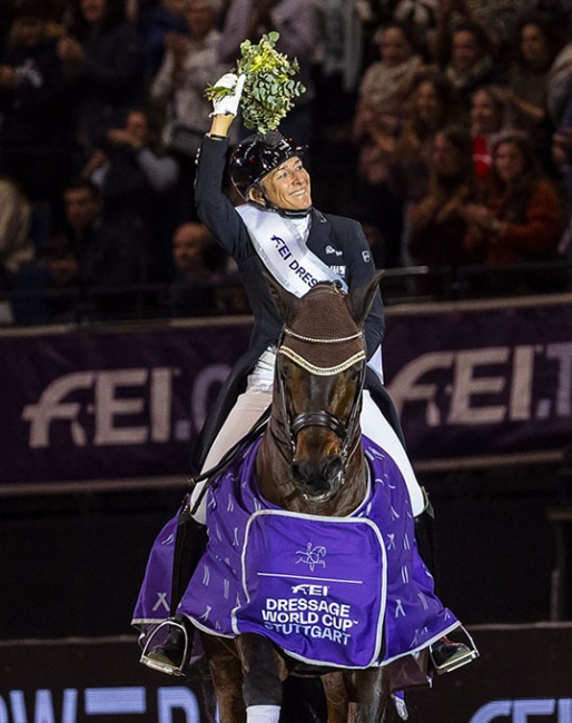 Ingrid Klimke and Franziskus win the World Cup Qualifier in Stuttgart, Germany :: Photo © Digishots
