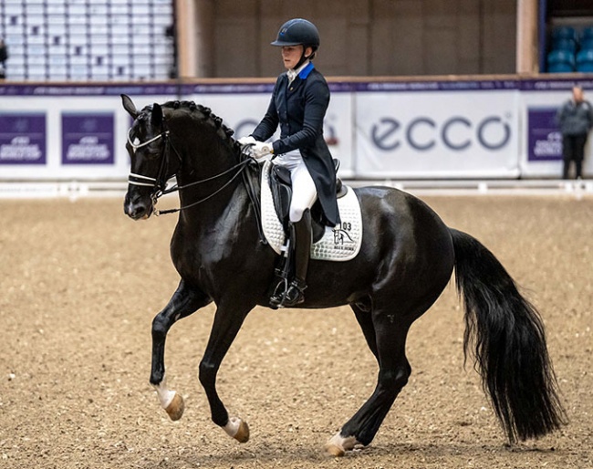 Nanna Merrald Rasmussen and Blue Hors St. Schufro at the 2022 CDI-W Vilhelmsborg :: Photo © Kim Lundin