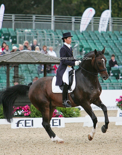 Airisa Penele and Ravels at the 2009 European Dressage Championships :: Photo © Astrid Appels