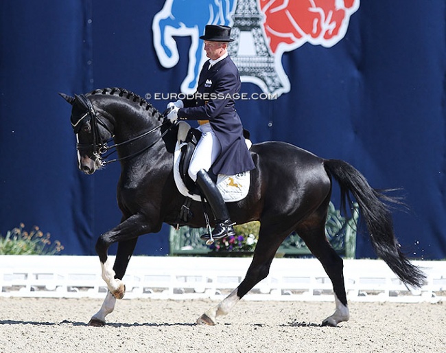 Hubertus Schmidt on Goldberg at the 2019 CDI Hagen :: Photo © Astrid Appels