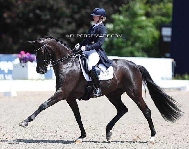 Nicole Wego-Engelmeyer and Saphira Royal at the 2022 Aachen Dressage Days in Hagen :: Photo © Astrid Appels