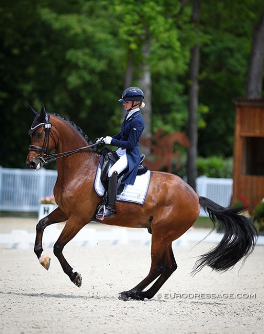 Jette de Jong and Heavenly Charming at the 2022 CDIO Compiègne :: Photo © Astrid Appels