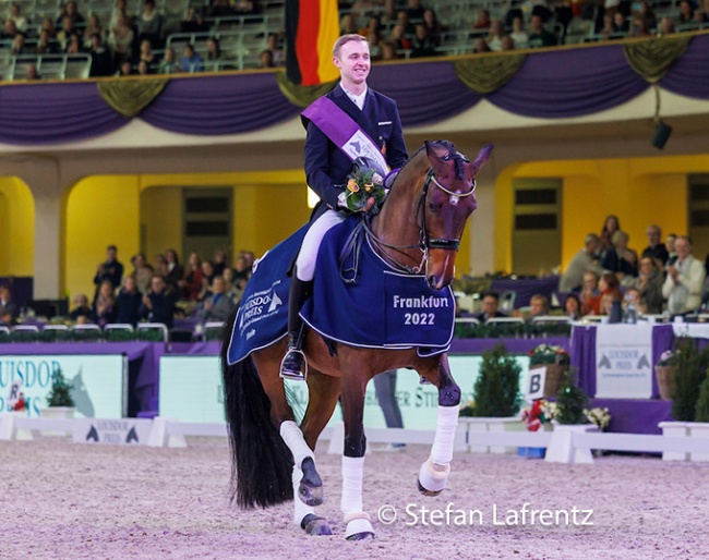 Sönke Rothenberger and Kjaerholms Fendi win the 2022 Louisdor Cup Finals in Frankfurt :: Photo © Stefan Lafrentz