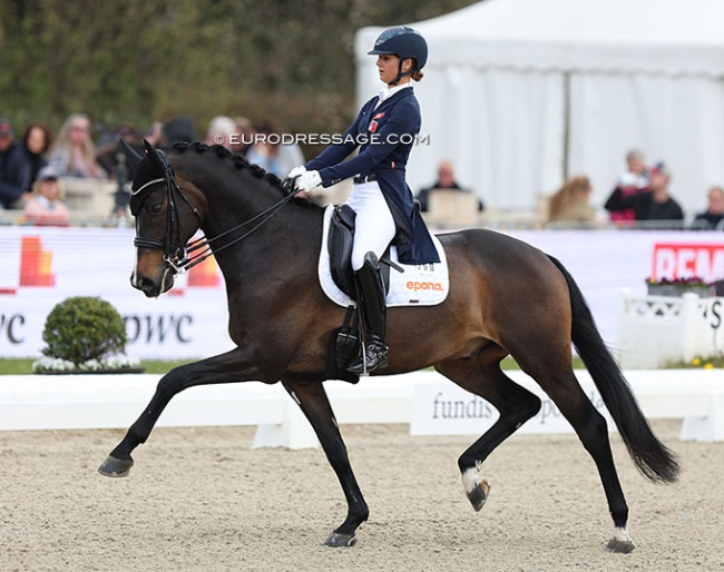 Estelle Wettstein and Great Escape Camelot at the 2022 CDI Hagen :: Photo © Astrid Appels