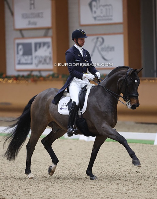 Patrik Kittel and Delaunay in their last show together, the 2022 CDI Kronenberg :: Photo © Astrid Appels