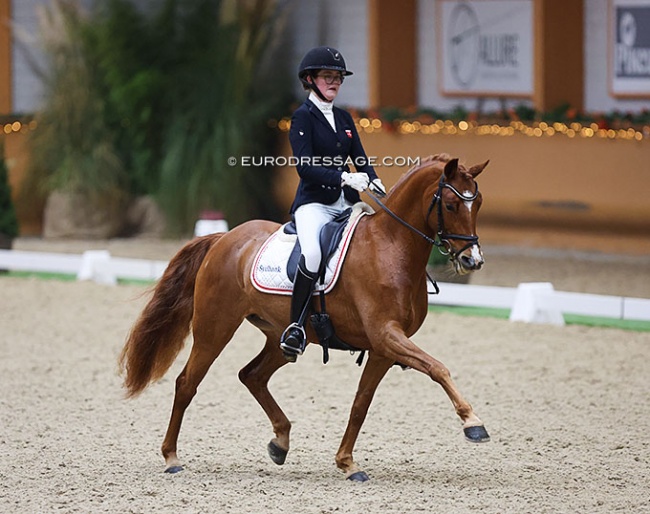 Anna Munkebo and Lyngdal's Mira Puella at the 2022 CDI Kronenberg :: Photo © Astrid Appels