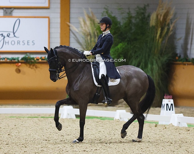 Carina Scholz and Soiree d'Amour at the 2022 CDI Kronenberg :: Photo © Astrid Appels